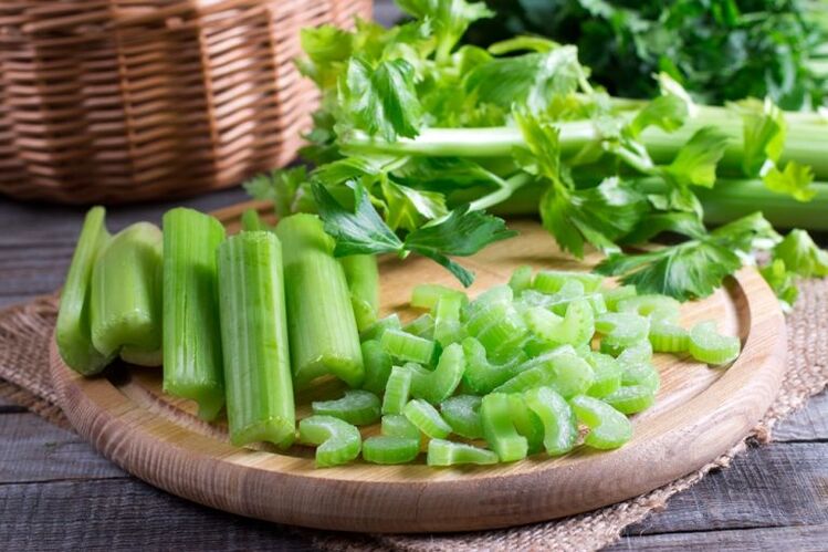 From celery, you can prepare a medicine for the treatment of osteochondrosis of the cervix