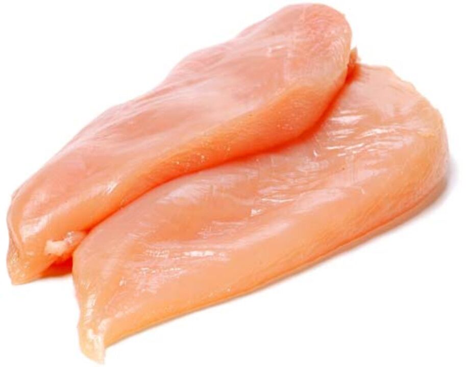 chicken fillets with osteochondrosis of the cervix