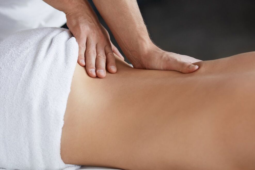 massage for lumbar osteochondrosis