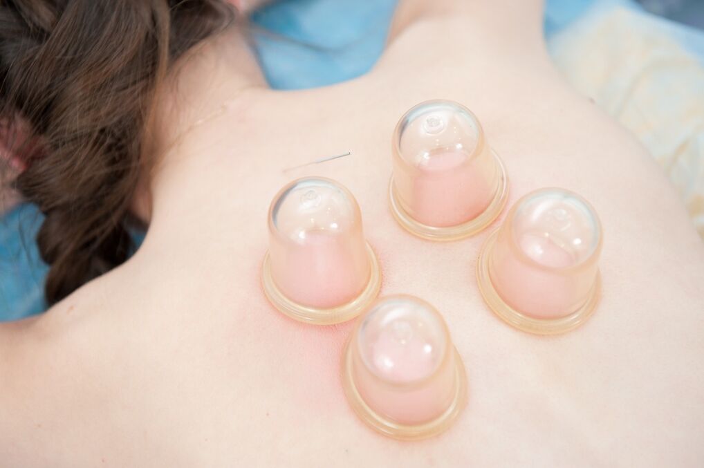 Treatment of osteochondrosis with vacuum massage